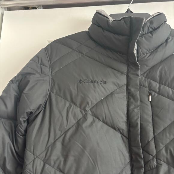 Columbia Women’s Down Puffer Jacket Sz S Black - Picture 5 of 10